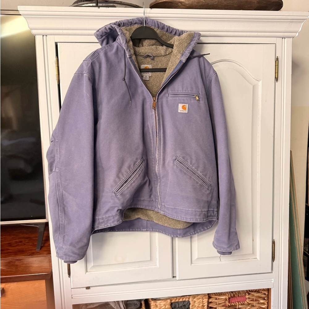 Carhartt Woman’s Sandstone Sierra washed light purple sz XL